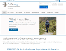 Tablet Screenshot of coda.org